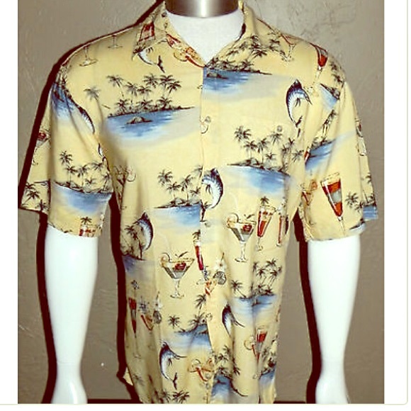 Campia Other - Campia Hawaiian Short Sleeve Button Down Shirt